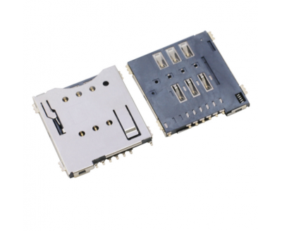 MICRO SIM PUSH 6+1P/8+1PH1.5防反插卡座連接器