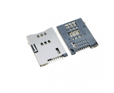 SIM PUSH 6+2P H1.8 5.25/8.65卡座連接器